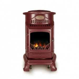 Provence portable gas heater (burgundy)