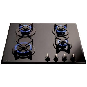 CDA HVG620BL Black glass Hob